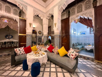 Morocco, Fes - Dar Chadia family restaurant