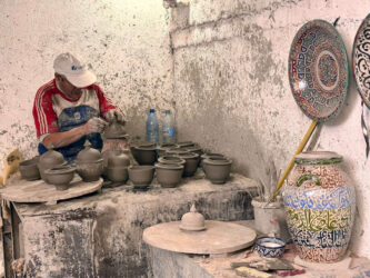 Morocco, Fes - Mosaique Et Poterie De Fes