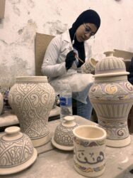 Morocco, Fes - Mosaique Et Poterie De Fes