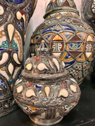 Morocco, Fes - Mosaique Et Poterie De Fes