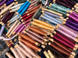 Morocco, Fes - Souk Sebbaghine, The Dyers’ District