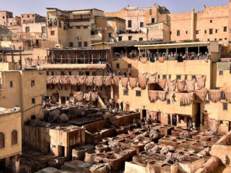 Morocco, Fes - Chouara Tannery