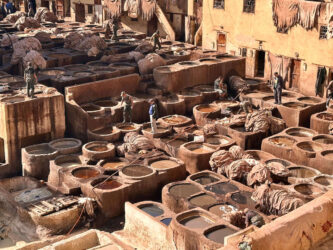 Morocco, Fes - Chouara Tannery