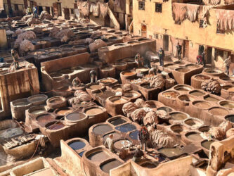 Morocco, Fes - Chouara Tannery