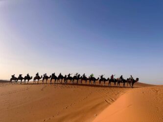Morocco, Merzouga - Erg Chebbi sand dunes
