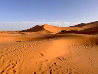 Morocco, Merzouga - Erg Chebbi sand dunes