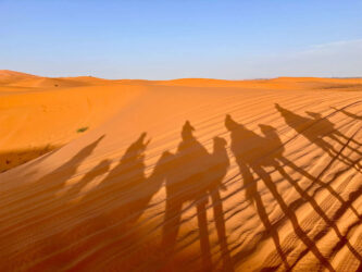 Morocco, Merzouga - Erg Chebbi sand dunes