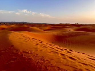 Morocco, Merzouga - Erg Chebbi sand dunes