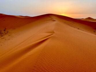 Morocco, Merzouga - Erg Chebbi sand dunes