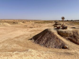 Morocco, Fezna - Khettaras, gravity-fed underground irrigation systems