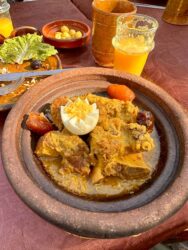 Morocco, Ksar El Khorbat - Camel tagine