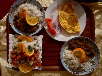 Morocco, Ksar El Khorbat - Lunch