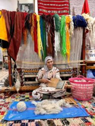 Morocco, Tinerhir - Cooperative les Nomades preserving the traditional craftsmanship of Amazigh Berbers