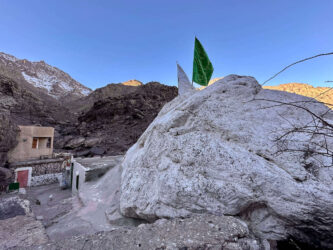 Morocco, Atlas Mountains - Shrine Sidi Chamharouch (2350 m)