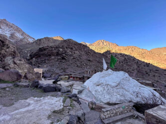 Morocco, Atlas Mountains - Shrine Sidi Chamharouch (2350 m)