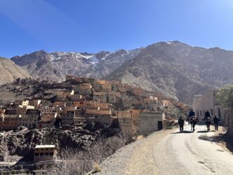Morocco, Atlas Mountains - Imlil village market