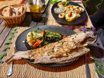 Morocco, Essaouira - Fried fish