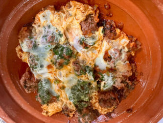 Morocco, Marrakech - Meat tagine