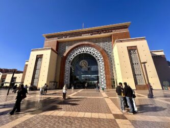Morocco, Marrakech - Train station