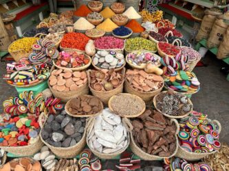 Morocco, Marrakech - Souk Semmarine