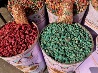 Morocco, Marrakech - Souk Semmarine