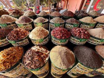 Morocco, Marrakech - Souk Semmarine
