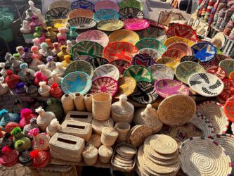 Morocco, Marrakech - Souk Semmarine