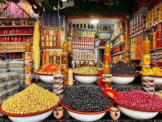 Morocco, Marrakech - Souk Semmarine
