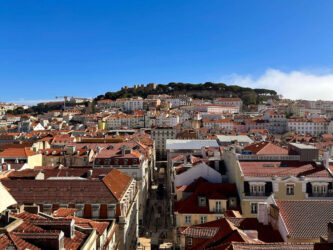 Portugal, Lisbon - View from Elevador de Santa Justa