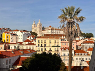 Portugal, Lisbon - View from Miradouro das Portas do Sol