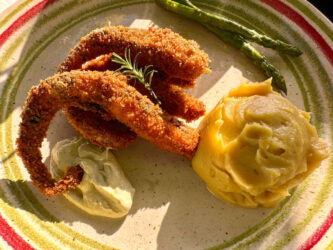 Portugal, Sagres - Fried octopus
