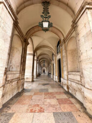 Portugal, Lisbon - Praça do Comércio architecture