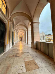 Portugal, Lisbon - Praça do Comércio architecture