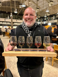 Portugal, Lisbon - Flight of port at Time Out Market