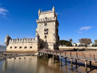 Portugal, Lisbon - The Belém Tower, a UNESCO World Heritage Site