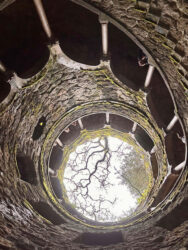 Portugal, Sintra - Initiation Well at Quinta da Regaleira