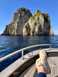Italy, Capri - On the boat