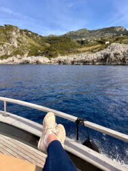 Italy, Capri - On the boat