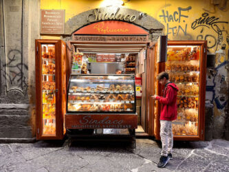 Italy, Naples - Old shop