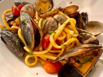 Italy, Naples - Seafood pasta