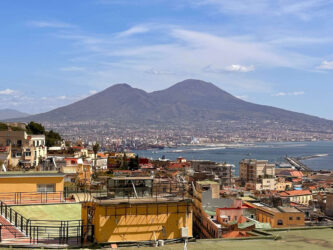 Italy, Naples - Mount Vesuvius