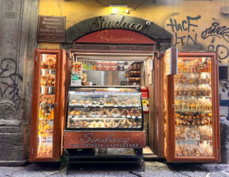 Italy, Naples - Shop in the historic center