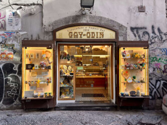Italy, Naples - Shop in the historic center