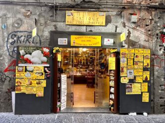Italy, Naples - Shop in the historic center