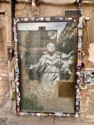 Italy, Naples - Madonna with a gun by Banksy