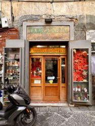 Italy, Naples - Shop in the historic center