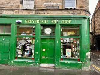 Scotland, Edinburgh - Greyfriars shop