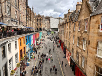 Scotland, Edinburgh - Victoria Street