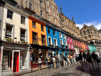 Scotland, Edinburgh - Victoria Street