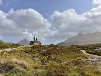 Scotland, Isle of Skye - Monument Heroes of the Hills